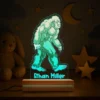 Personalized Bigfoot LED Light | Custom Name 3D Lamp for Boys Kids Room Decor 20 Personalized Bigfoot LED Light Custom Name 3D Lamp for Boys Room Decor