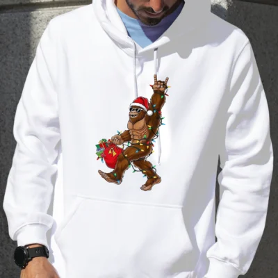 25 Best Bigfoot Christmas Shirts to Make Your Holidays Legendary 2 Rockin' Christmas Bigfoot Shirt Believe Sasquatch Gift Funny