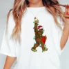 Rockin' Santa Bigfoot Christmas Shirt | Funny Sasquatch with Gift Sack 7 Rockin' Santa Bigfoot Christmas Shirt Funny Sasquatch with Gift Sack