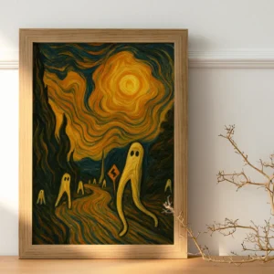 Trippy Fresno Nightcrawler Poster | Weird Surrealist & Psychedelic Wall Art 11 Trippy Fresno Nightcrawler Poster Weird Surrealist & Psychedelic Wall Art