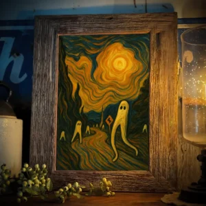 Trippy Fresno Nightcrawler Poster | Weird Surrealist & Psychedelic Wall Art 7 Trippy Fresno Nightcrawler Poster Weird Surrealist & Psychedelic Wall Art