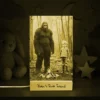 Personalized Bigfoot 1910s Portrait LED Lamp Custom Photo & Text Christmas Night Light Gift