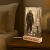 Personalized Bigfoot 1910s Portrait LED Lamp Custom Photo & Text Christmas Night Light Gift