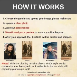 personalized bigfoot 1910s portrait led lamp 15