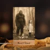 Personalized Bigfoot 1910s Portrait LED Lamp Custom Photo & Text Christmas Night Light Gift