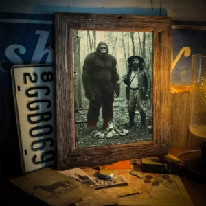 Personalized Bigfoot 1910s Portrait Poster | Custom Photo Historical Wall Decor Christmas Gift 20 Personalized Bigfoot 1910s Portrait Poster Custom Photo & Text Historical Wall Decor Christmas Gift