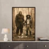 Personalized Bigfoot 1910s Portrait Poster | Custom Photo Historical Wall Decor Christmas Gift 23 Personalized Bigfoot 1910s Portrait Poster Custom Photo & Text Historical Wall Decor Christmas Gift
