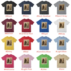 Personalized Bigfoot 1910s Portrait Shirt Custom Historical Photo Tee, Gift for Him or Her