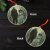 Personalized Bigfoot 1910s Portrait Wooden Ornament Custom Historical Art From Photo