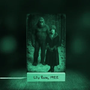 Personalized Bigfoot 1920s Photo LED Lamp | Custom Face & Engraved Base Night Light 14 Personalized Bigfoot 1920s Photo LED Lamp Custom Face & Engraved Base Night Light