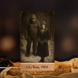 Personalized Bigfoot 1920s Photo LED Lamp | Custom Face & Engraved Base Night Light 15 Personalized Bigfoot 1920s Photo LED Lamp Custom Face & Engraved Base Night Light