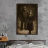 Personalized Bigfoot 1920s Photo Poster Custom Face Vintage Wall Art