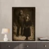 Personalized Bigfoot 1920s Photo Poster Custom Face Vintage Wall Art