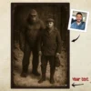 Personalized Bigfoot 1920s Photo Poster Custom Face Vintage Wall Art