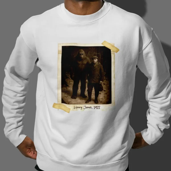 Personalized Bigfoot 1920s Photo Shirt Custom Face Vintage Polaroid Tee