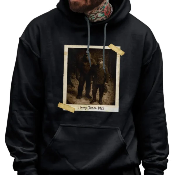 Personalized Bigfoot 1920s Photo Shirt Custom Face Vintage Polaroid Tee