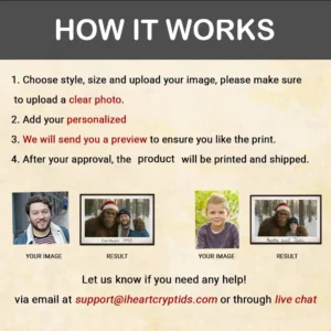 personalized bigfoot photo christmas poster 13