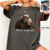 Personalized Bigfoot Photo Christmas Shirt Custom Face & Text Sasquatch Tee