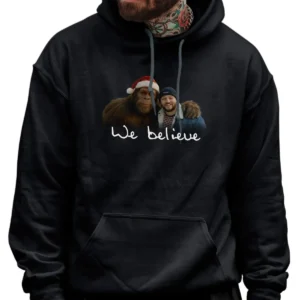 Personalized Bigfoot Photo Christmas Shirt Custom Face & Text Sasquatch Tee