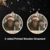 Personalized Bigfoot Photo Wooden Ornament | Custom Face & Text Christmas Gift 25 Personalized Bigfoot Photo Wooden Ornament Custom Face & Text Christmas Gift
