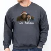 Get your funny personalized Bigfoot Christmas sweatshirt, a vintage custom Sasquatch pullover.