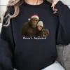 Get your funny personalized Bigfoot Christmas sweatshirt, a vintage custom Sasquatch pullover.