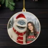Personalized Christmas Yeti Wooden Ornament | Classic 1964 Stop-Motion Movie Custom Gift 14 Personalized Christmas Yeti Wooden Ornament, Classic 1964 Stop-Motion Movie Custom