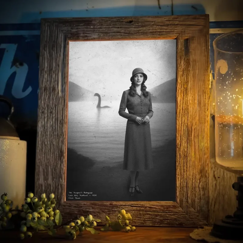 5 Reasons Mokele-mbembe Could Be The Last Survivor 13 Custom 1930s Nessie Portrait Poster Vintage Personalized Loch Ness Monster Art Decor