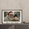Personalized Yeti Christmas Poster Custom Photo Wall Art, Magical Keepsake