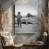Personalized 1890s Thunderbird Canvas | Custom Face Mythic Tombstone Hunter Art Ready to Hang 12 Personalized 1890s Thunderbird Canvas Custom Face Mythic Tombstone Hunter Art Ready to Hang