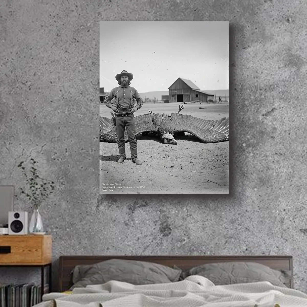 Personalized 1890s Thunderbird Canvas | Custom Face Mythic Tombstone Hunter Art Ready to Hang 8 Personalized 1890s Thunderbird Canvas Custom Face Mythic Tombstone Hunter Art Ready to Hang