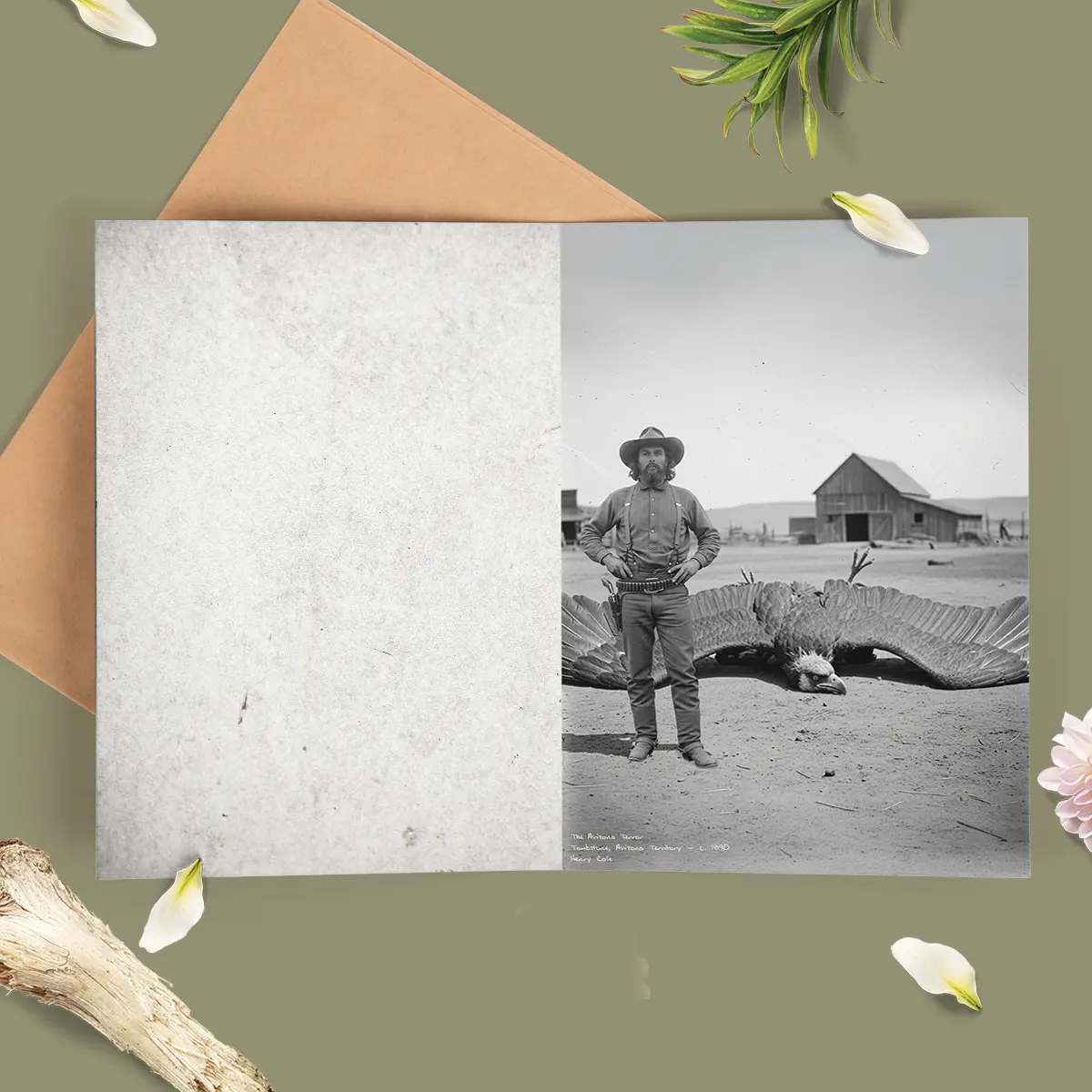Personalized 1890s Thunderbird Card | Custom Face Mythic Tombstone Hunter Greeting Card 2 Personalized 1890s Thunderbird Card Custom Face Mythic Tombstone Hunter Greeting Card