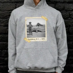 Personalized 1890s Thunderbird Hoodie Custom Face Mythic Tombstone Hunter Hooded Sweatshirt