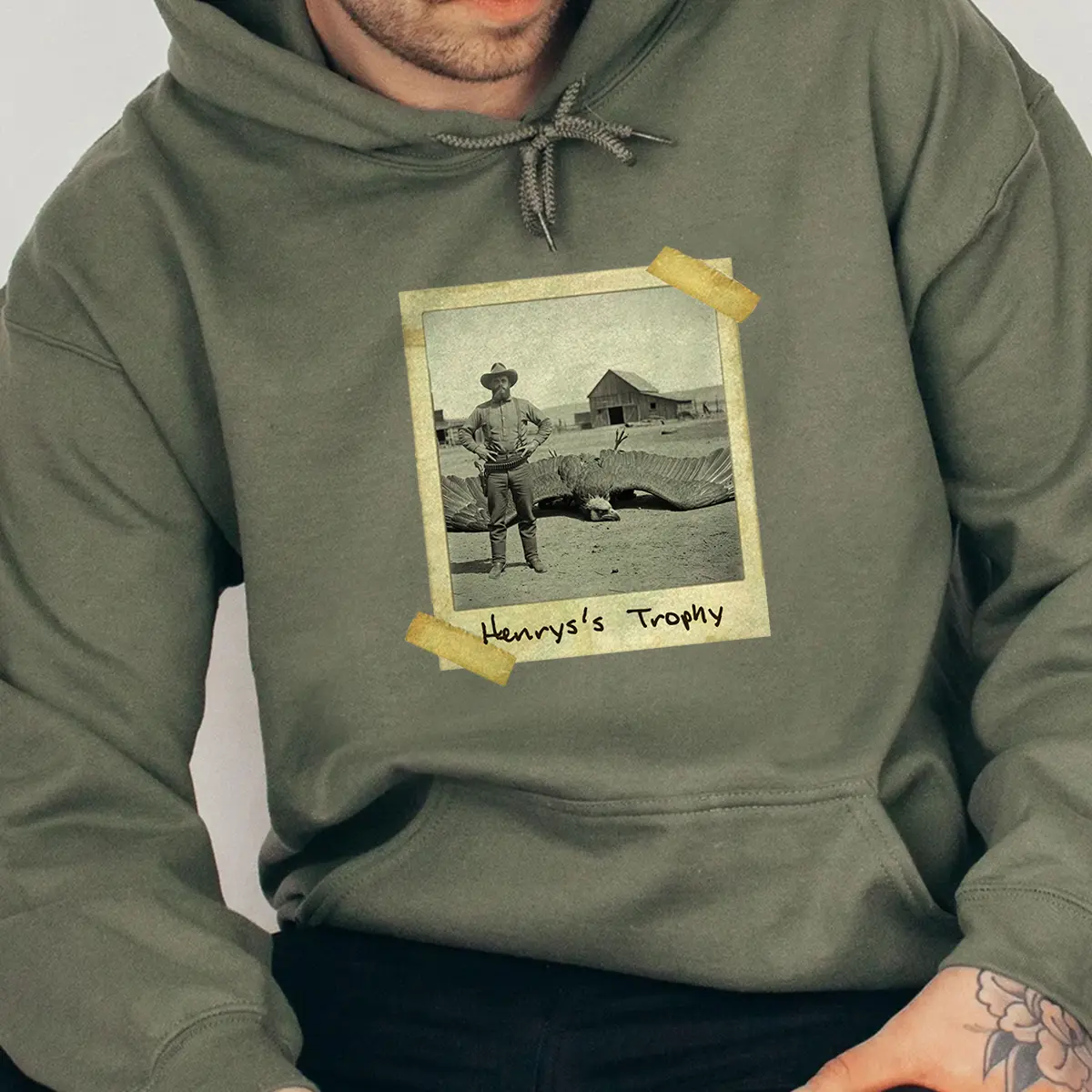 Personalized 1890s Thunderbird Hoodie | Custom Face Mythic Tombstone Hunter Hooded Sweatshirt 6 Personalized 1890s Thunderbird Hoodie Custom Face Mythic Tombstone Hunter Hooded Sweatshirt