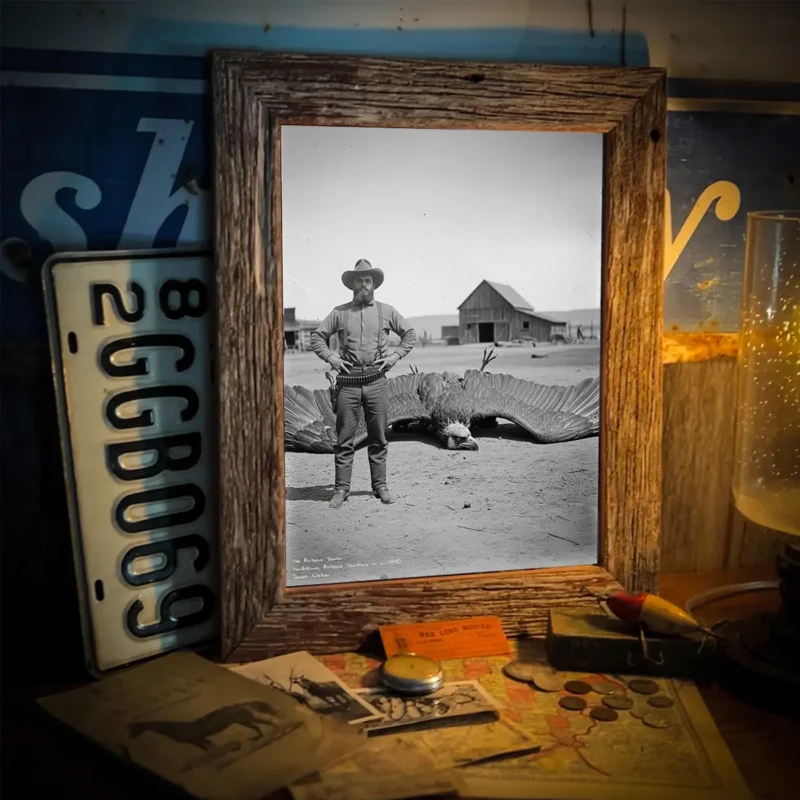 Personalized 1890s Thunderbird Poster Custom Face Mythic Tombstone Hunter Art