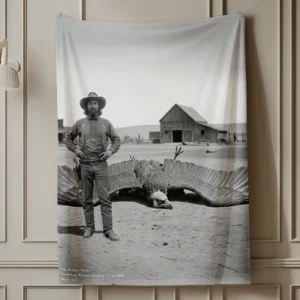 Personalized 1890s Thunderbird Sherpa Blanket | Custom Face Mythic Tombstone Hunter 12 Personalized 1890s Thunderbird Sherpa Blanket Custom Face Mythic Tombstone Hunter