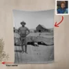 Personalized 1890s Thunderbird Sherpa Blanket | Custom Face Mythic Tombstone Hunter 17 Personalized 1890s Thunderbird Sherpa Blanket Custom Face Mythic Tombstone Hunter