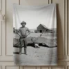 Personalized 1890s Thunderbird Sherpa Blanket | Custom Face Mythic Tombstone Hunter 19 Personalized 1890s Thunderbird Sherpa Blanket Custom Face Mythic Tombstone Hunter