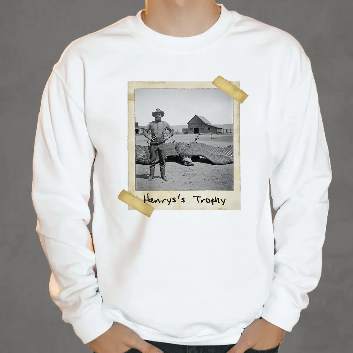 Personalized 1890s Thunderbird Sweatshirt | Custom Face Mythic Tombstone Hunter Pullover 6 Personalized 1890s Thunderbird Sweatshirt Custom Face Mythic Tombstone Hunter Pullover