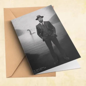 Personalized 1934 Nessie Card | Custom Your Face in Vintage Loch Ness Monster Greeting Card 19 Personalized 1934 Nessie Card Custom Your Face in Vintage Loch Ness Monster Greeting Card