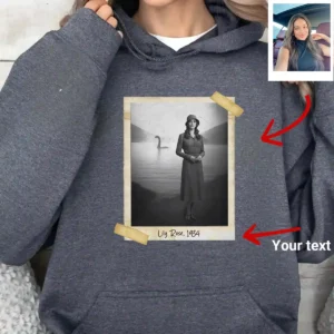 Personalized 1934 Nessie Hoodie | Custom Your Face in Vintage Loch Ness Monster Hooded Sweatshirt 16 Personalized 1934 Nessie Hoodie Custom Your Face in Vintage Loch Ness Monster Hooded Sweatshirt
