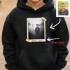 Personalized 1934 Nessie Hoodie Custom Your Face in Vintage Loch Ness Monster Hooded Sweatshirt