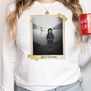 Personalized 1934 Nessie Long Sleeve Tee | Custom Your Face in Vintage Loch Ness Monster Crewneck 19 Personalized 1934 Nessie Long Sleeve Tee Custom Your Face in Vintage Loch Ness Monster Crewneck