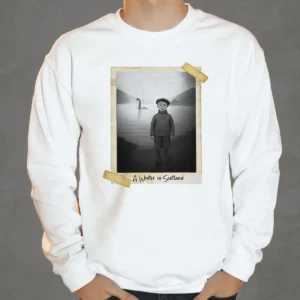 Personalized 1934 Nessie Sweatshirt Custom Your Face in Vintage Loch Ness Monster Pullover