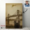 Personalized 1967 Mothman Sighting Canvas | Your Face in Lost Photo, Custom Wall Art 29 Personalized 1967 Mothman Sighting Canvas Your Face in Lost Photo, Custom Wall Art