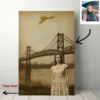 Personalized 1967 Mothman Sighting Canvas | Your Face in Lost Photo, Custom Wall Art 16 Personalized 1967 Mothman Sighting Canvas Your Face in Lost Photo, Custom Wall Art