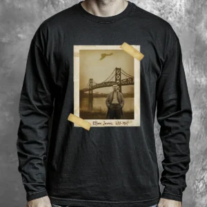 Personalized 1967 Mothman Sighting Long Sleeve Tee | Your Face in Lost Photo, Custom Crewneck 16 Personalized 1967 Mothman Sighting Long Sleeve Tee Your Face in Lost Photo, Custom Crewneck