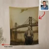 Personalized 1967 Mothman Sighting Sherpa Blanket | Your Face in Lost Photo, Custom Gift 22 Personalized 1967 Mothman Sighting Sherpa Blanket Your Face in Lost Photo, Custom Gift