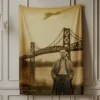 Personalized 1967 Mothman Sighting Sherpa Blanket | Your Face in Lost Photo, Custom Gift 23 Personalized 1967 Mothman Sighting Sherpa Blanket Your Face in Lost Photo, Custom Gift