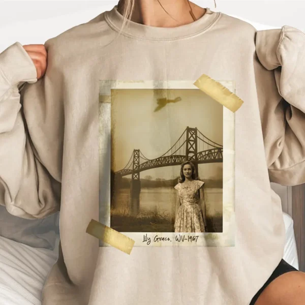 Personalized 1967 Mothman Sighting Shirt Your Face in Lost Photo, Custom Tee